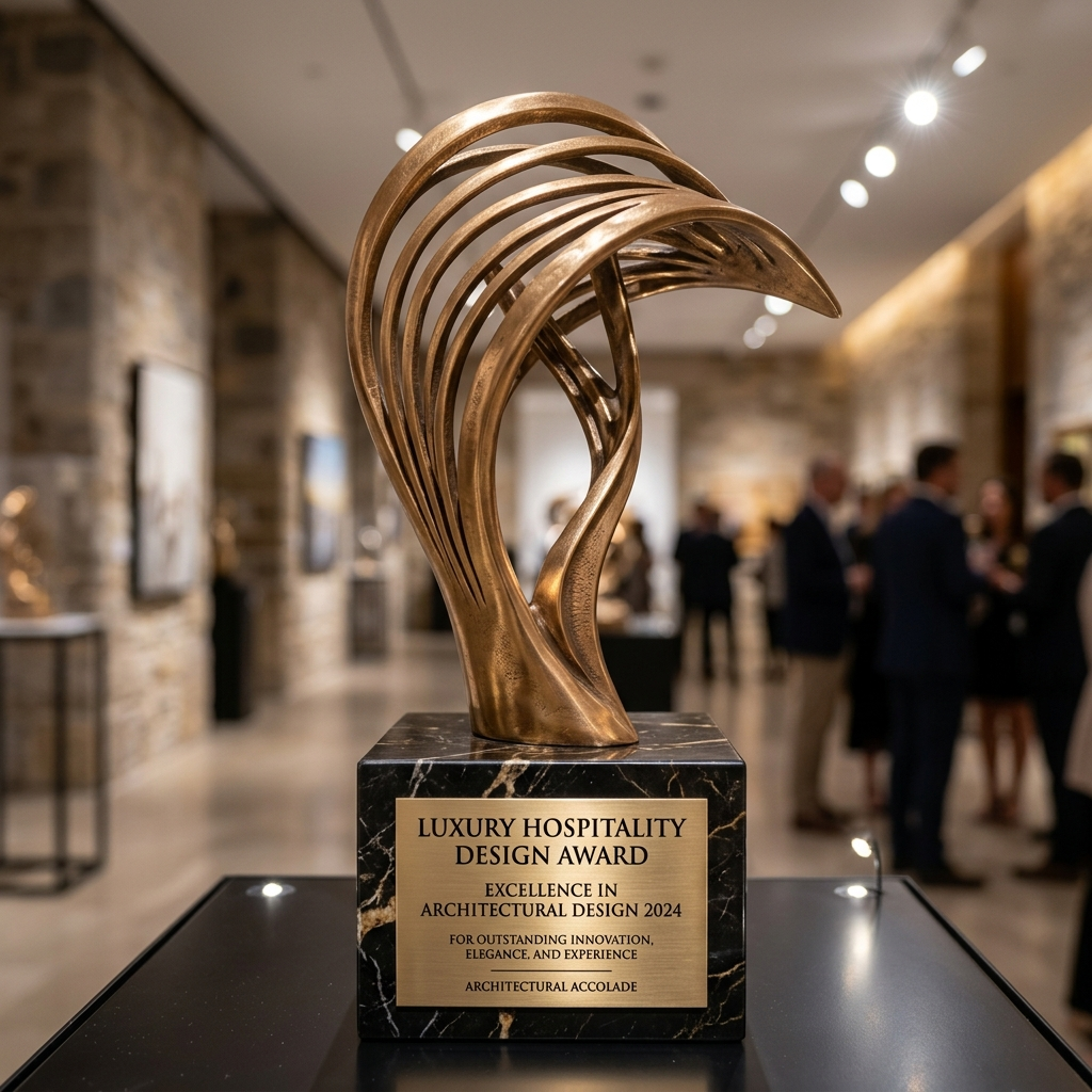 International Luxury Hospitality Interior Award Trophy