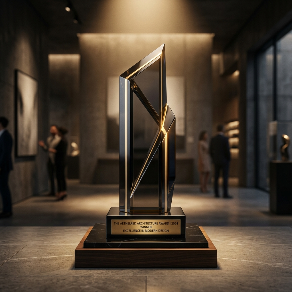 European Scenography & Stage Innovation Award Trophy