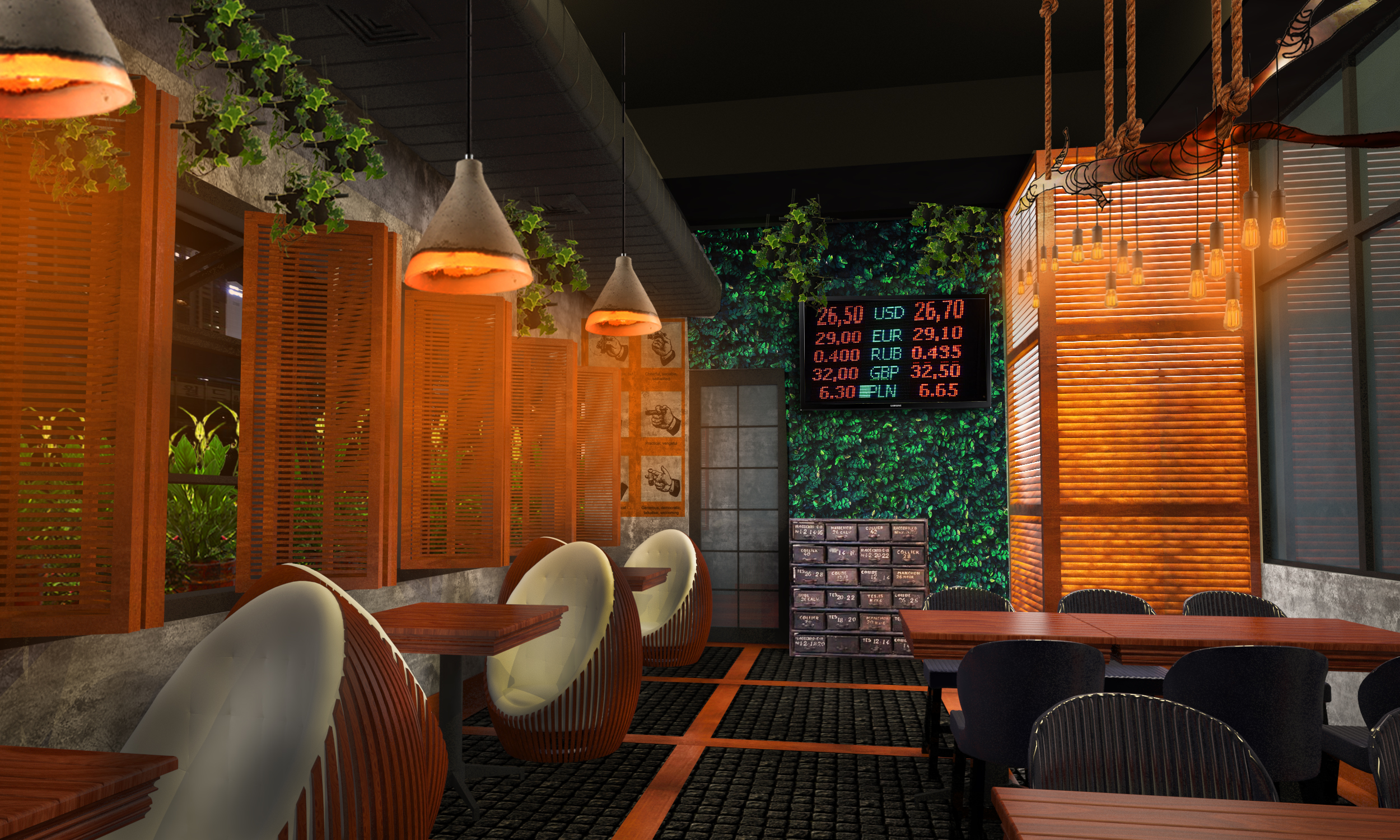 Wall Street Lounge bar interior